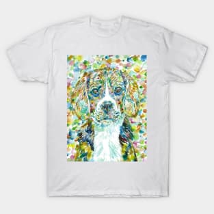 BEAGLE watercolor portrait .1 T-Shirt